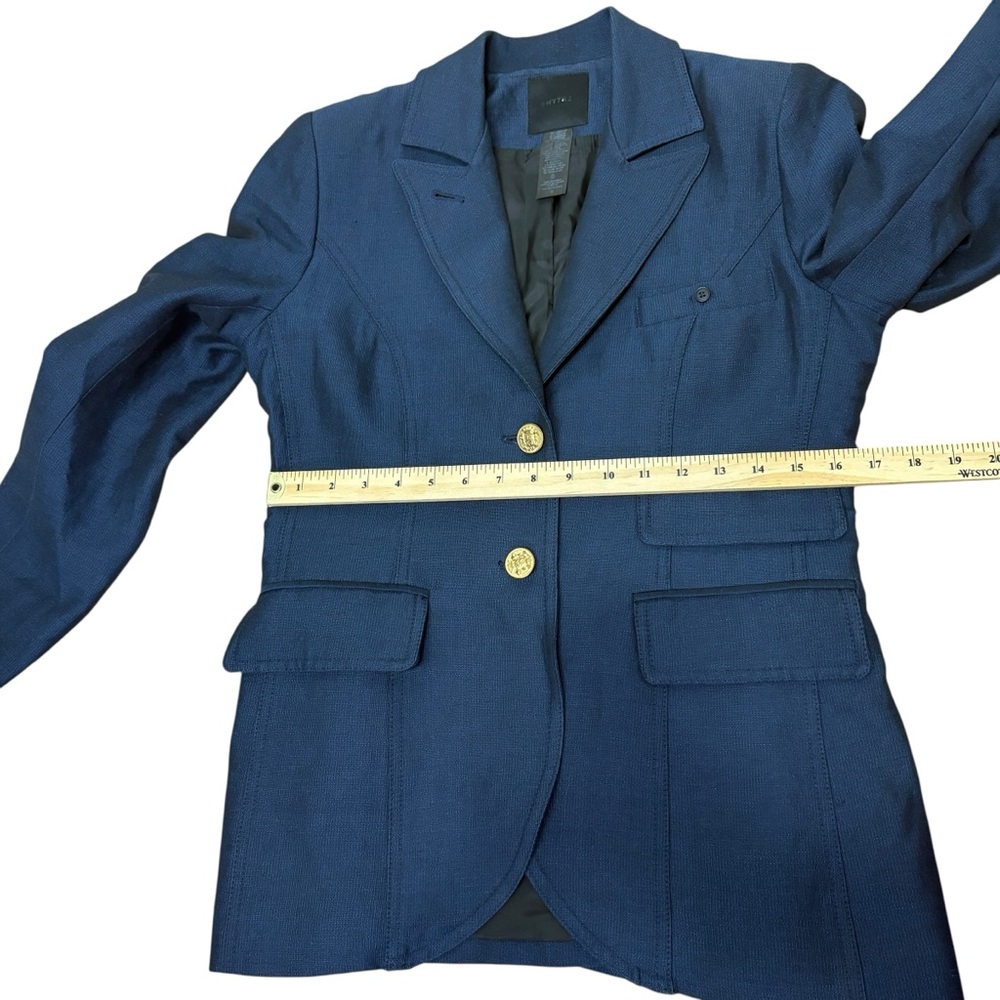 Smythe Navy Blazer with Gold Buttons - Picture 8 of 13